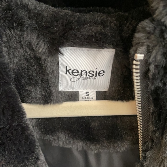 Black teddy bear jacket - Picture 2 of 2